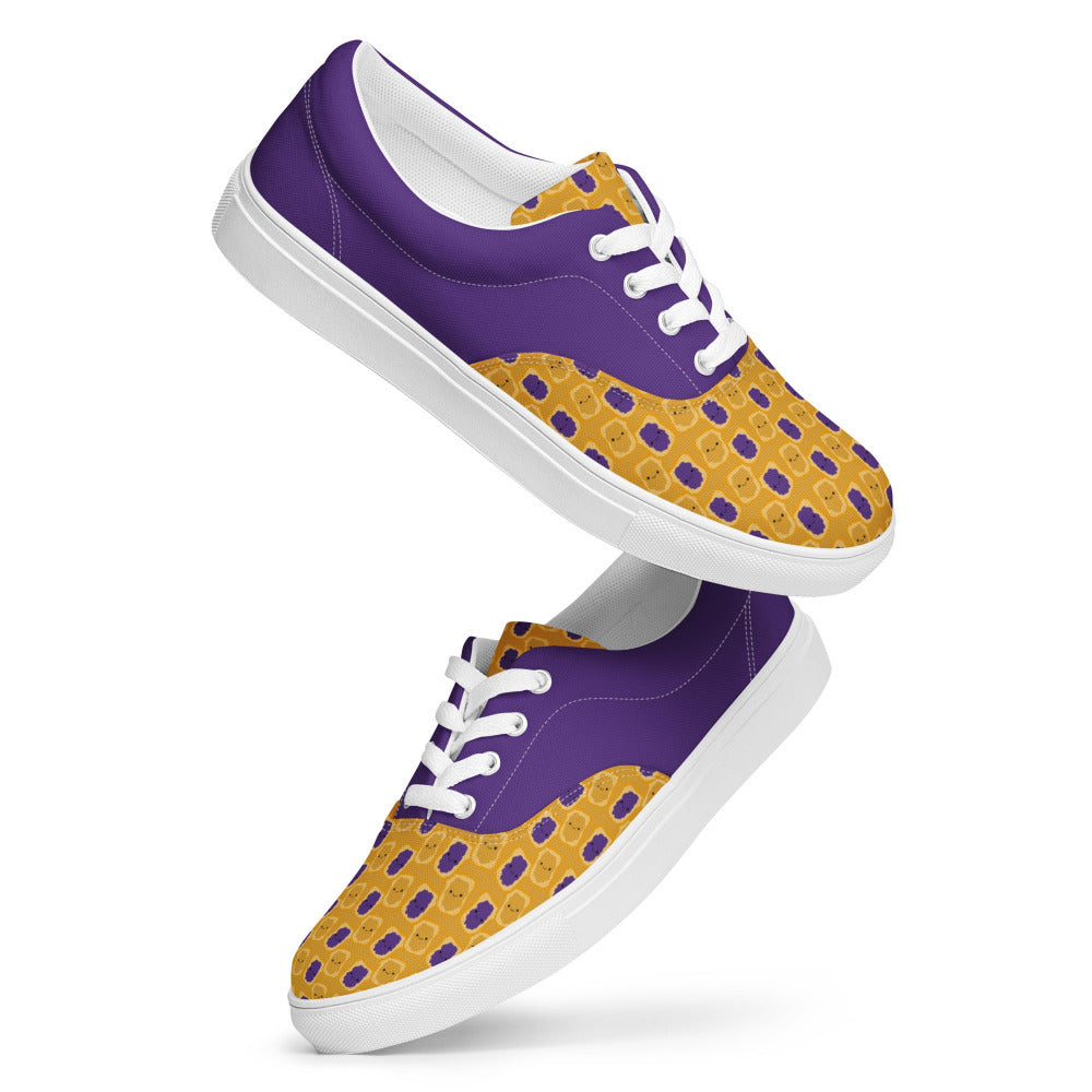 Peanut Butter and Jelly Womens Canvas Sneakers - https://ascensionemporium.net
